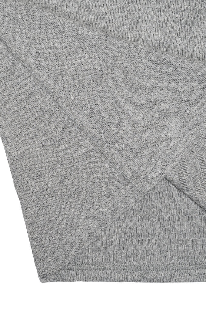 Warehouse Four Needle Waffle-Knit Thermal - Gray