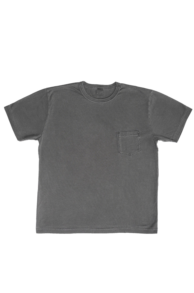3sixteen Garment Dyed Pocket T-Shirt - Smoke