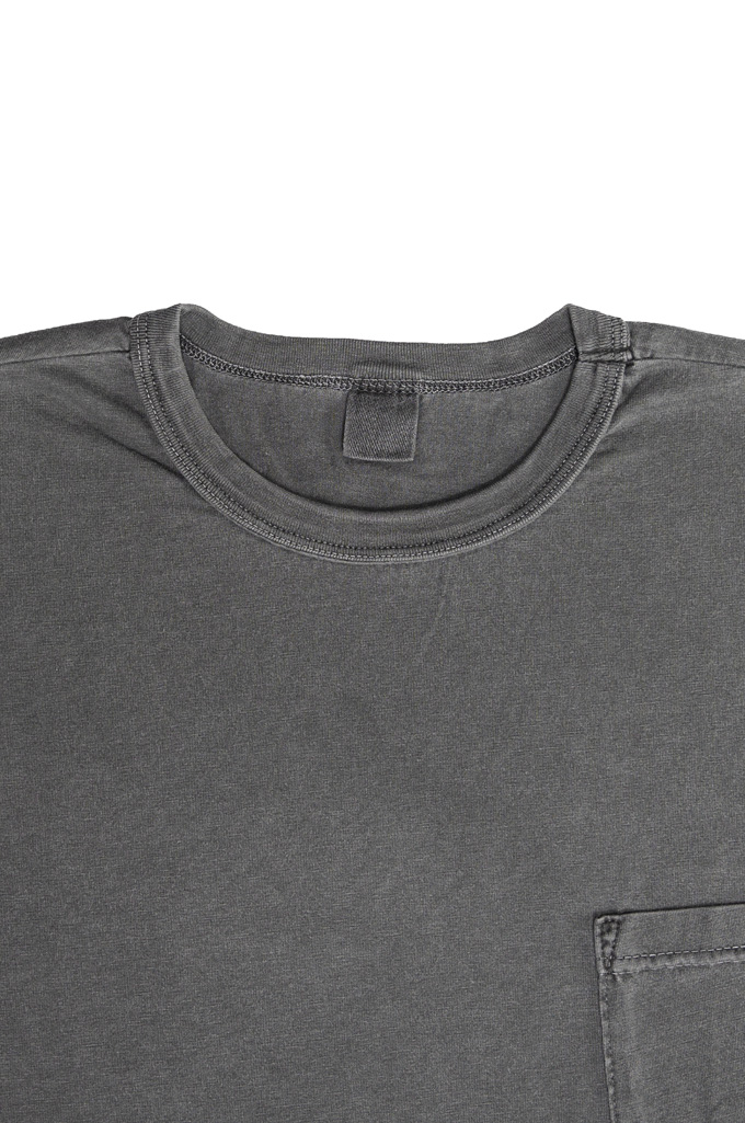 3sixteen Garment Dyed Pocket T-Shirt - Smoke
