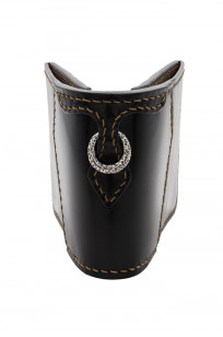 Flat Head Wild Child Leather & Cordovan Wallet - Black - Image 1