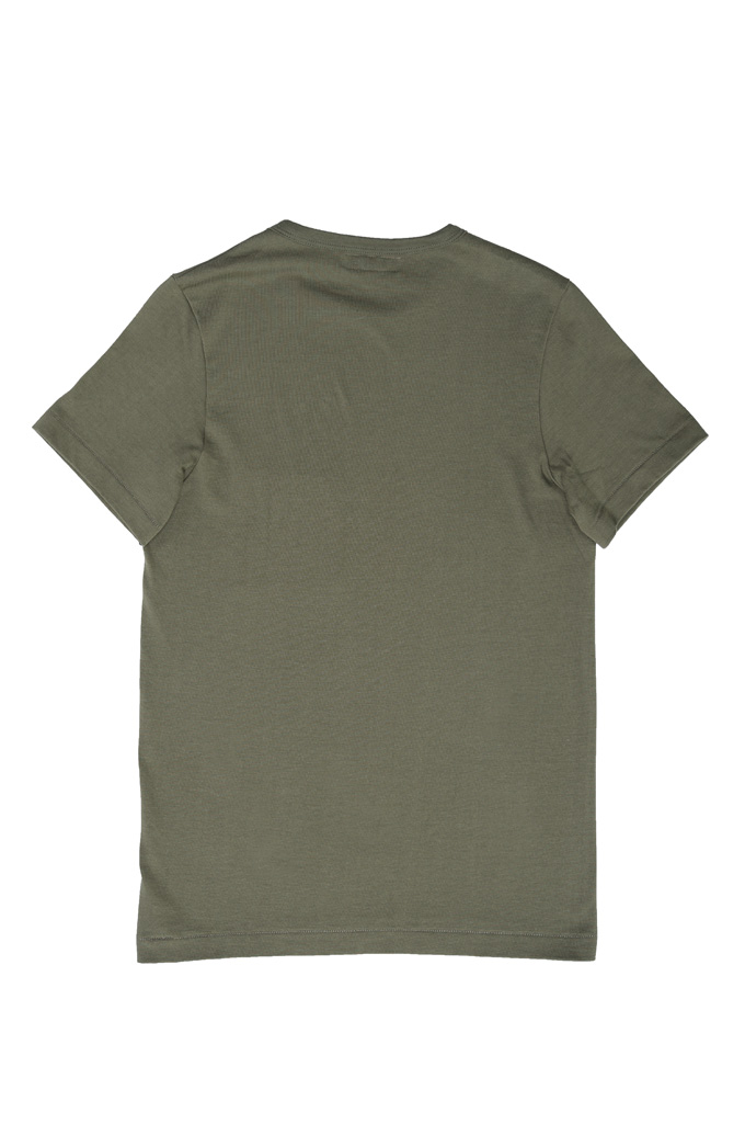 Merz b. Schwanen 2-Thread Heavy Weight T-Shirt - Army Green - 215.40