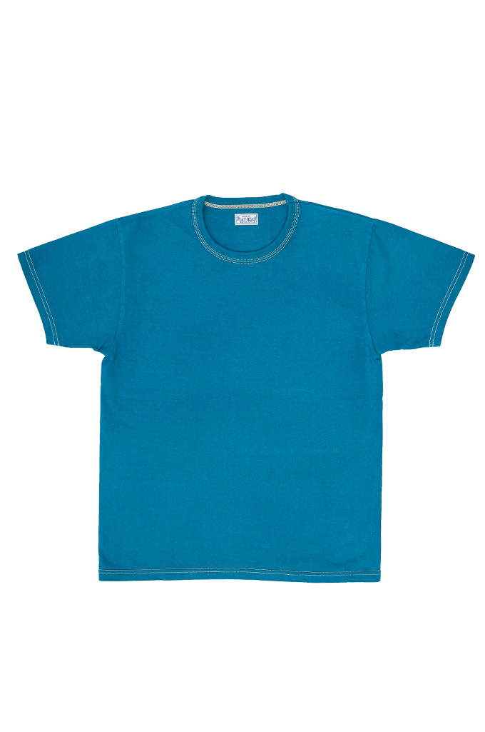 Flat Head THE OTHER THC Heavyweight T-Shirt - Turquoise