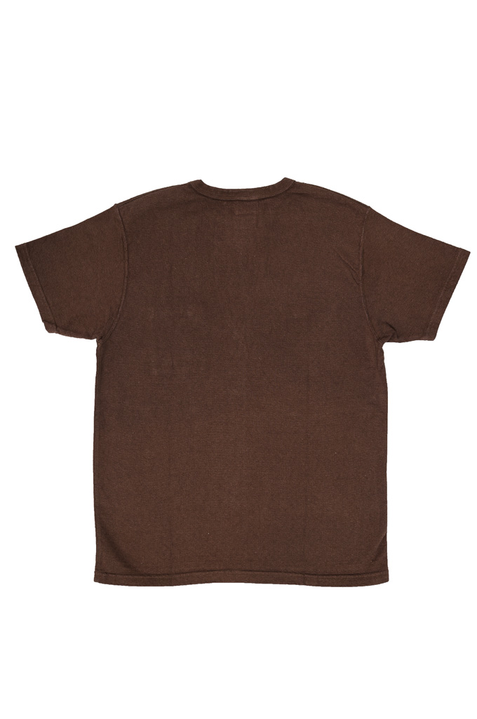Samurai ZERO FABRIC T-Shirt - Dark Brown (Kuri DARK - Chestnut Dyed)