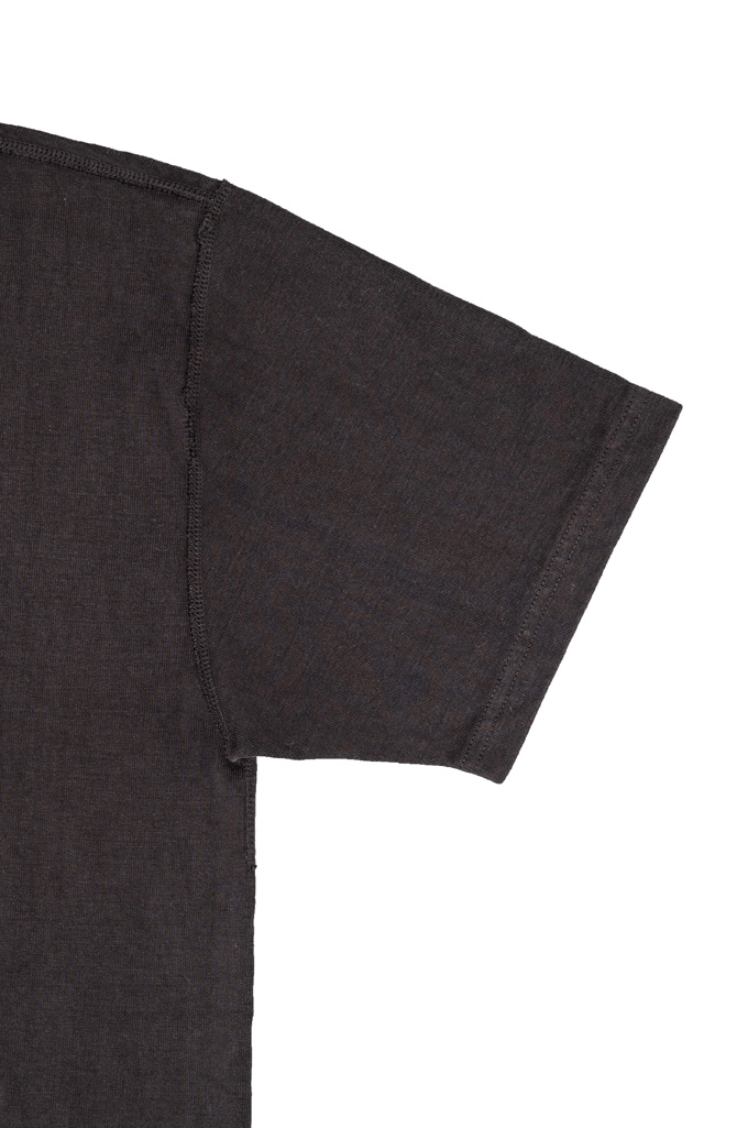Studio D\'Artisan Tsuri-Ami Loopwheeled Plastic-Packed Black - Blank T-Shirts