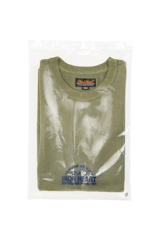 Iron Heart Super Duper Heavy 11oz T-Shirt - Olive - Image 1