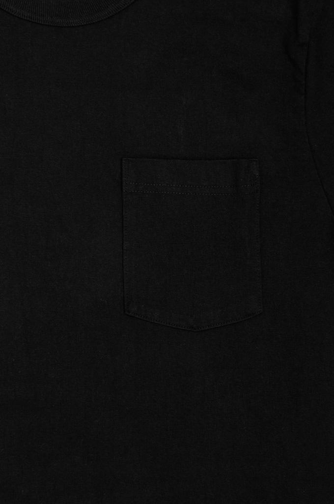 Whitesville Pocket T-Shirt - Long Sleeve Black