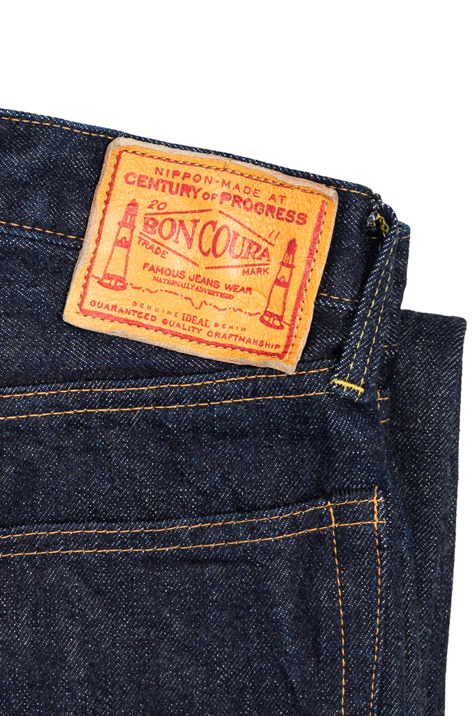 Boncoura Japanese Selvedge Indigo Jeans - ’66 Straight Lightly-Tapered Leg