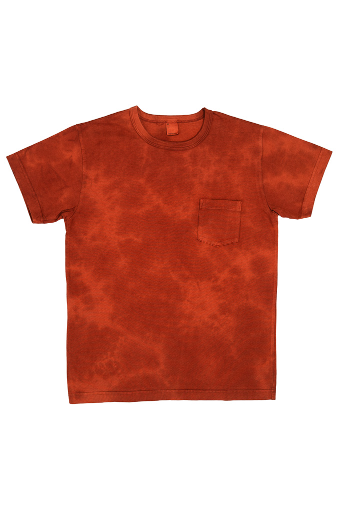 3sixteen x Self Edge Tonality Of Terrain Collection - Pocket T-Shirt - Red Clay