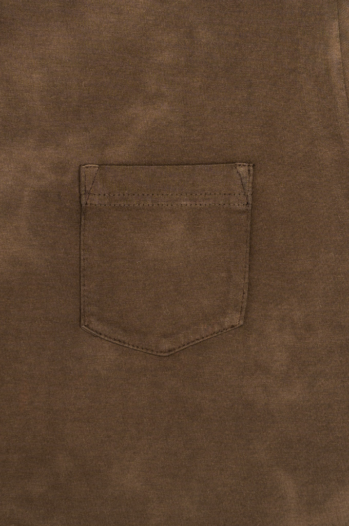 3sixteen x Self Edge Tonality Of Terrain Collection - Pocket T-Shirt - Warm Moss