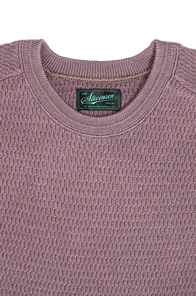 Stevenson Absolutely Amazing Merino Wool Thermal Shirt - Gray Purple