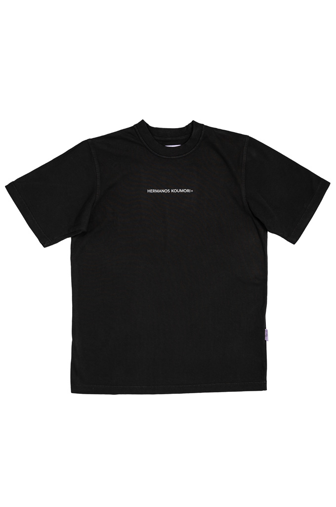 Hermanos Koumori Short Sleeve T-Shirt - Double-Head Black