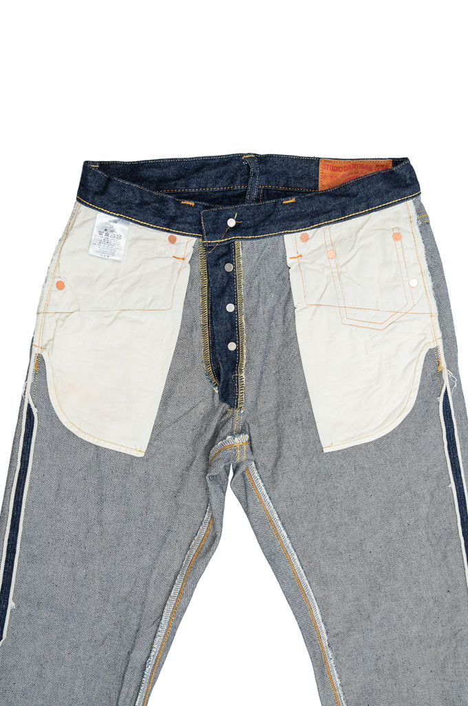Studio D’Artisan SD-808 Natural Indigo 15oz Denim Jeans - Straight Tapered