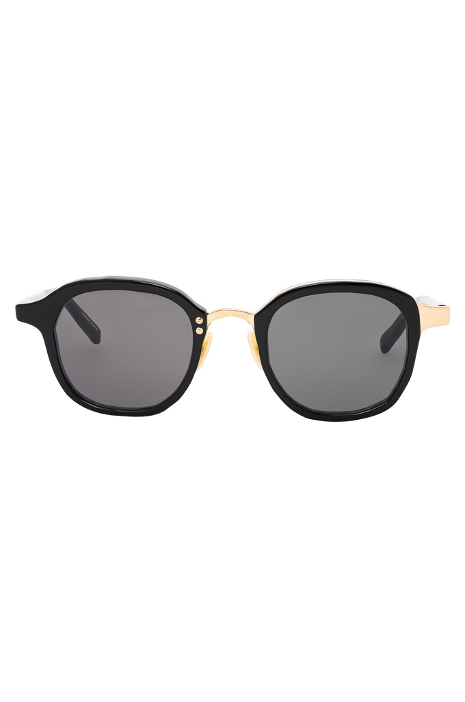 Masahiro Maruyama Titanium Sunglasses - MM-0071 / #1 / Black/Gold