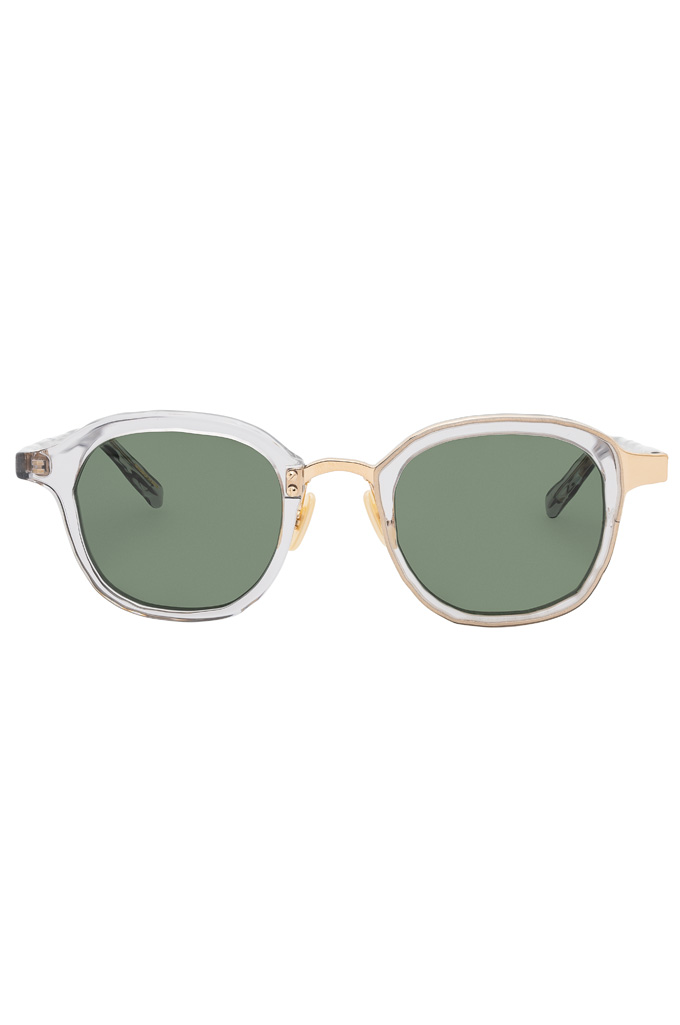 Masahiro Maruyama Titanium Sunglasses - MM-0071 / #3 / Clear Gray/Gold