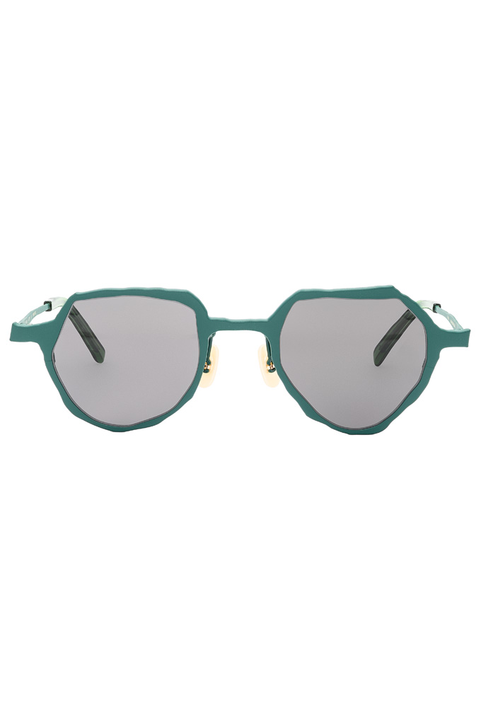 Masahiro Maruyama Titanium Sunglasses - MM-0085 / #3 / Green