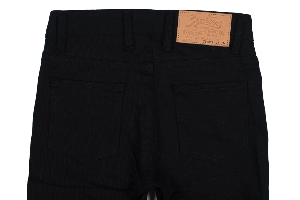 3sixteen+ 766BSP Skinny Jeans - Black