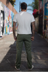 3sixteen Selvedge Chinos - Olive - Image 2