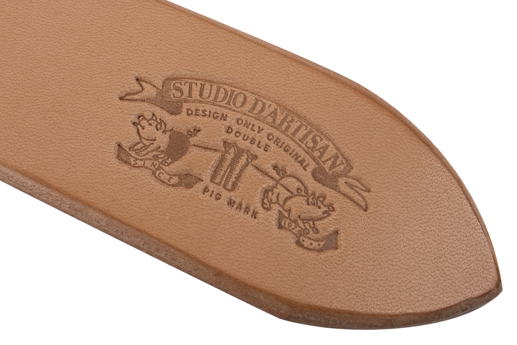 Studio D'Artisan Cowhide Leather Belt - Tan - Image 4