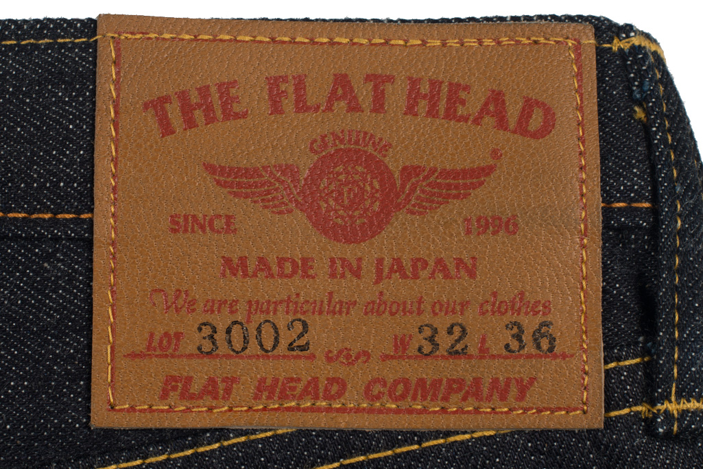 Flat Head 3002 14.5oz Denim Jean - Slim Tapered - Image 5