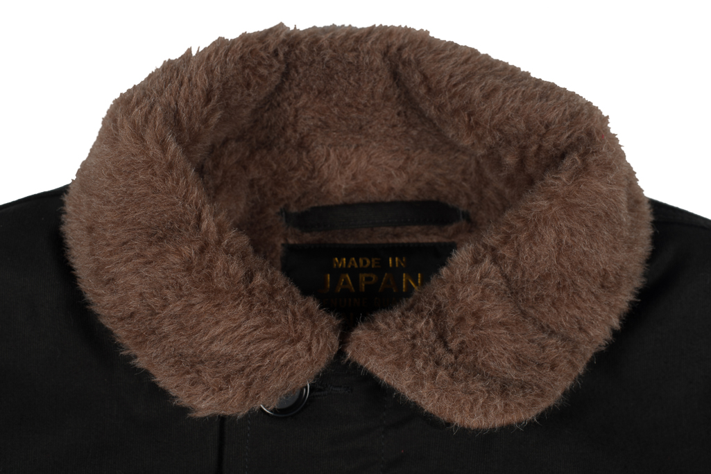 Iron Heart Alpaca-Lined N-1 Deck Jacket - Black - Image 6