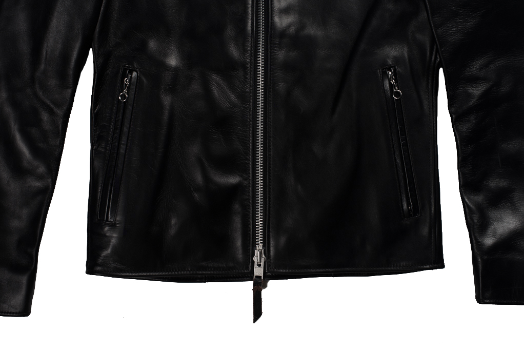 Iron Heart Horsehide Leather Jacket - Black Battle Edition - Image 8