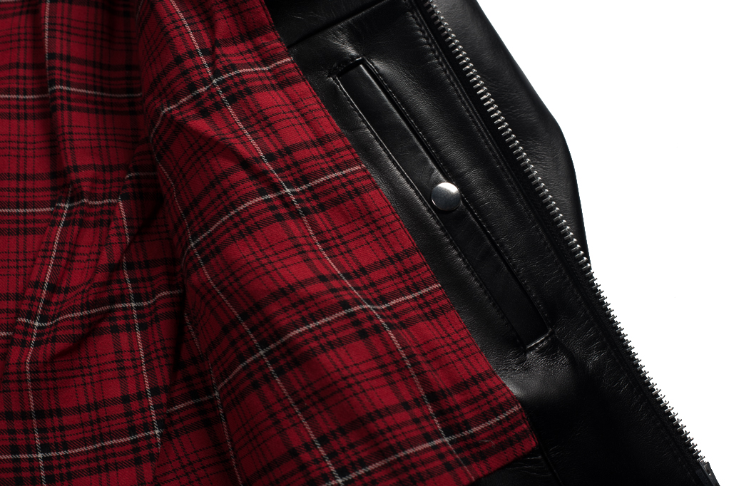 Iron Heart Horsehide Leather Jacket - Black Battle Edition - Image 12