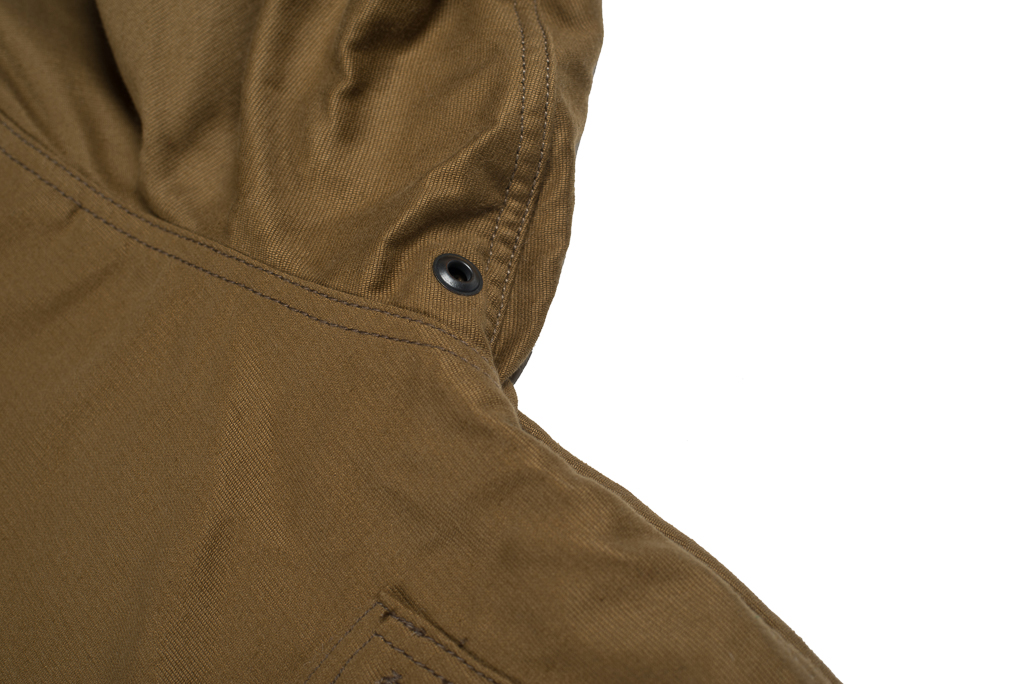 Iron Heart Alpaca-Lined N-1 Deck Jacket - Khaki