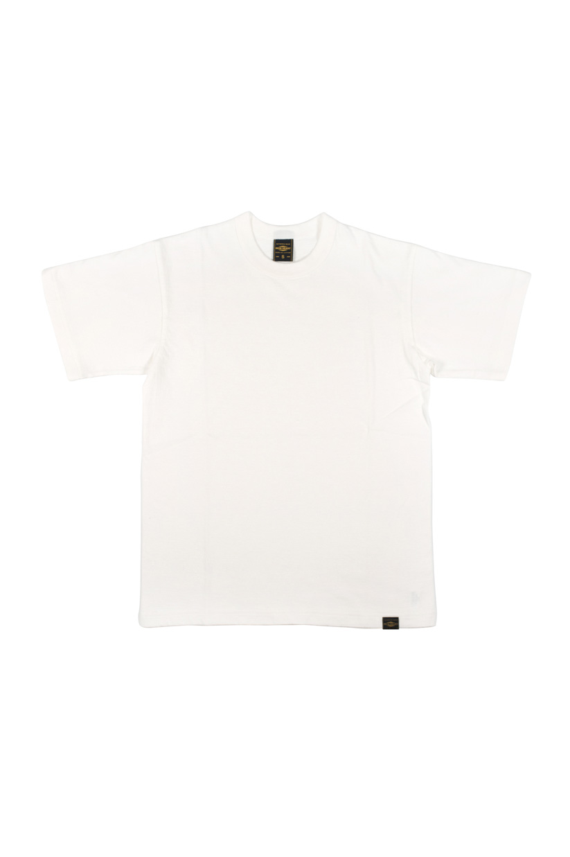 Iron Heart 6.5oz Heavy Loopwheeled T-Shirt - White - Image 0