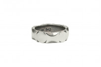Neff Goldsmith Sterling Silver Back Bar Ring - Image 2