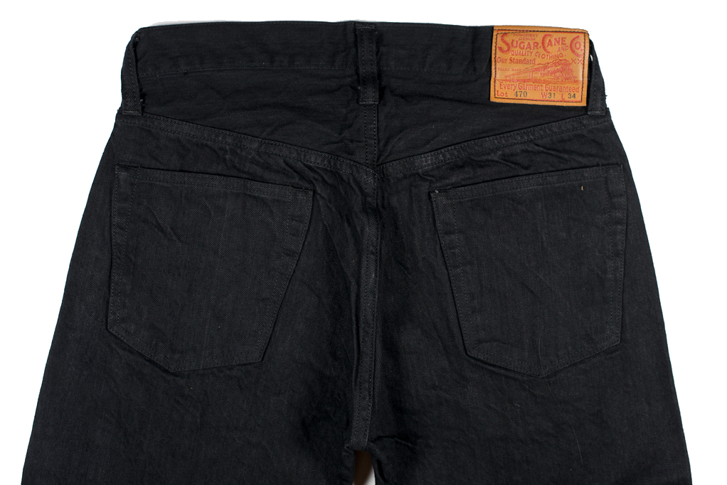 Sugar Cane Type III Black Denim Jeans - Slim - Image 4