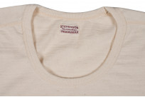 Stevenson Loopwheeled Short Sleeve T-Shirt - Oatmeal - Image 2