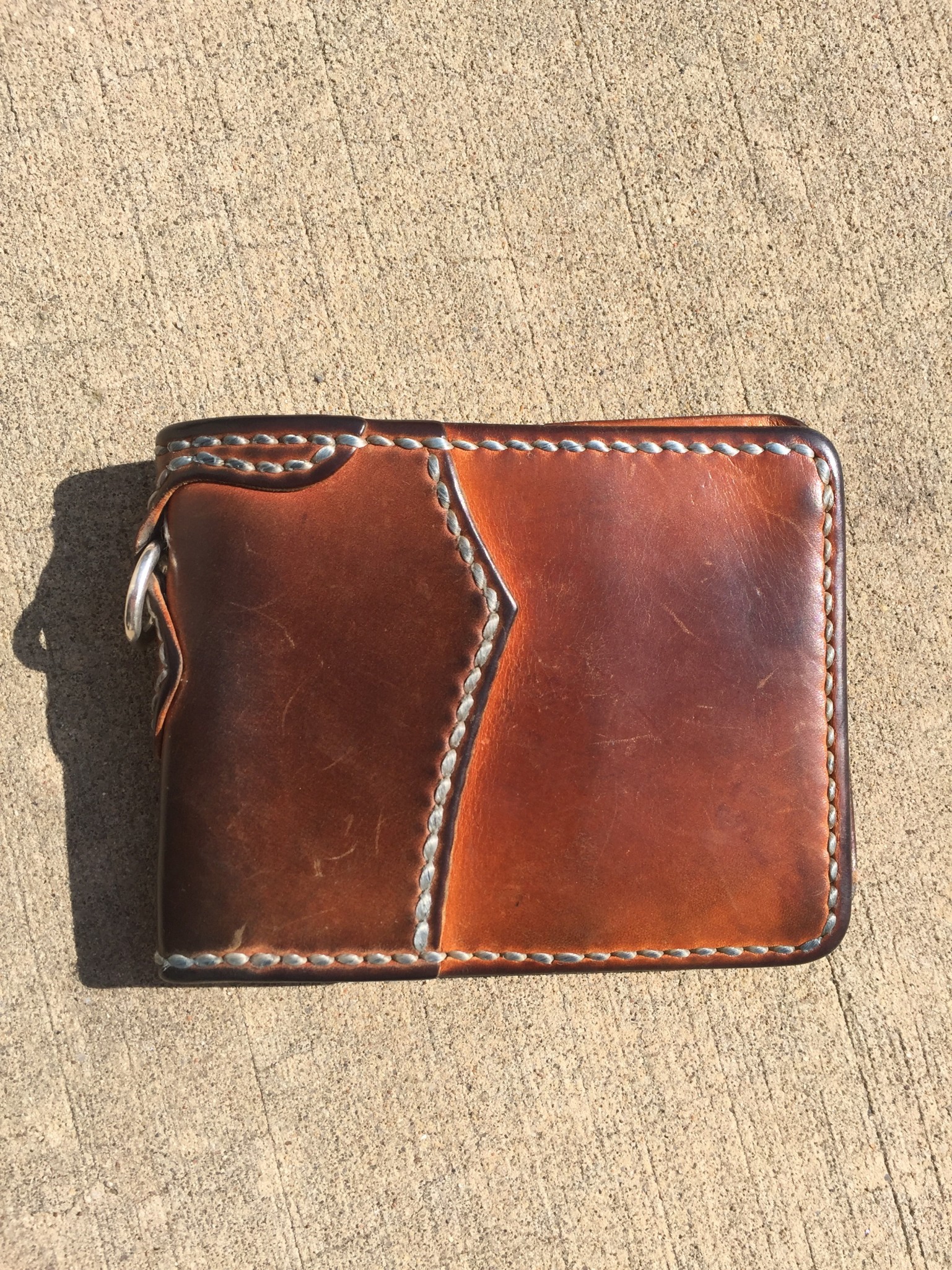 Flat Head Wild Child Leather & Cordovan Wallet - Tan - Image 15