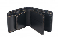 Iron Heart Folding Cordovan Wallet - Black - Image 2