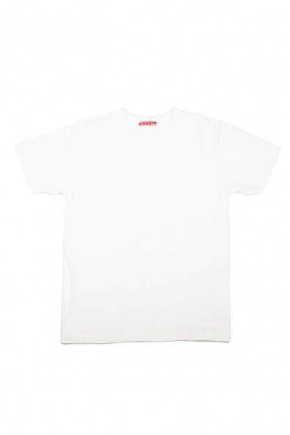 Strike Gold Blank Loopwheeled T-Shirt - White