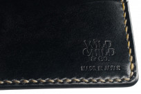 Flat Head Wild Child Leather & Cordovan Wallet - Black - Image 3