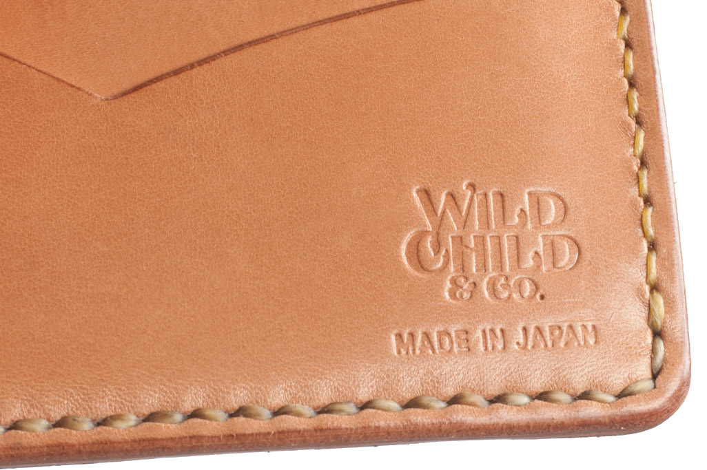 Flat Head Wild Child Leather & Cordovan Wallet - Tan - Image 1