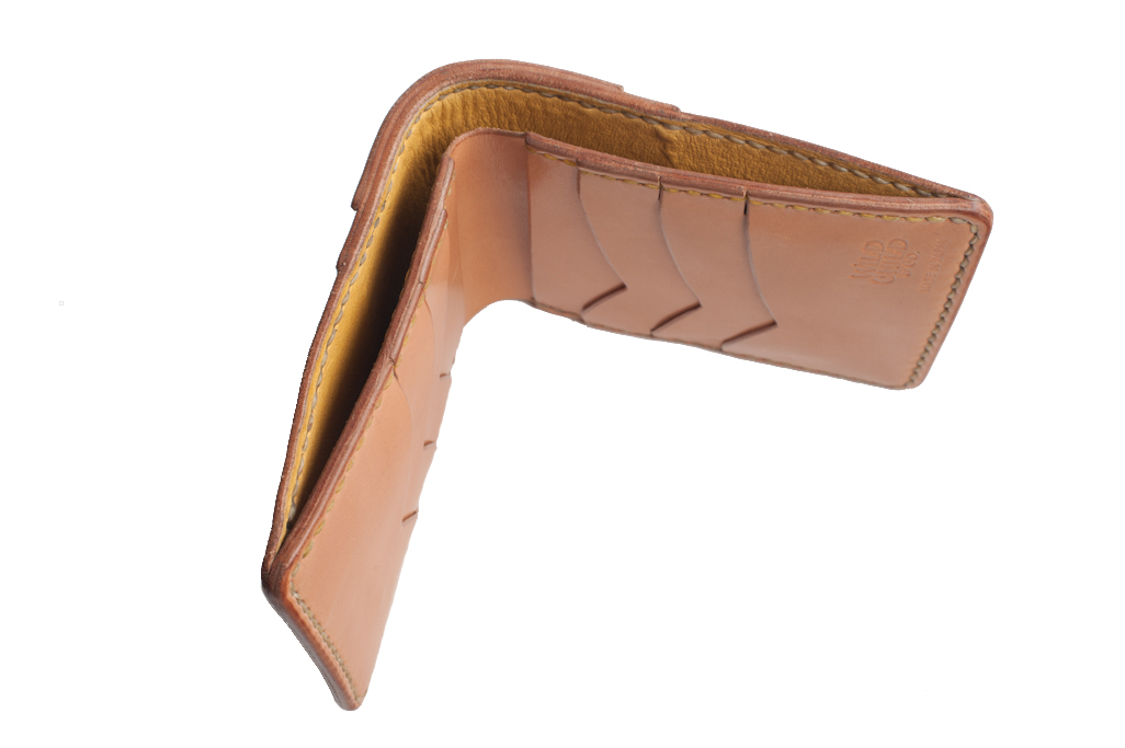 Flat Head Wild Child Leather & Cordovan Wallet - Tan - Image 6