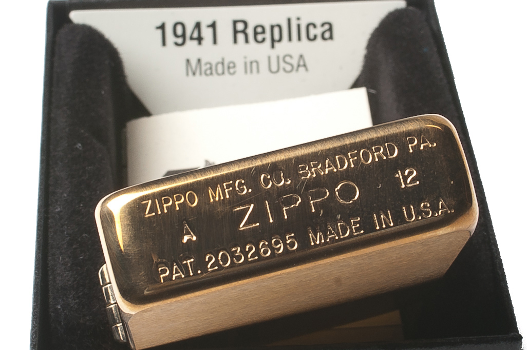 Self Edge Zippo Vintage 1941 Repro Lighter - Get Lit